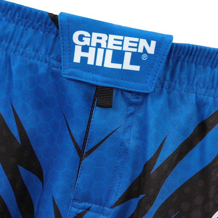 GREEN HILL MMA Shorts IMMAF APPROVED BLUE