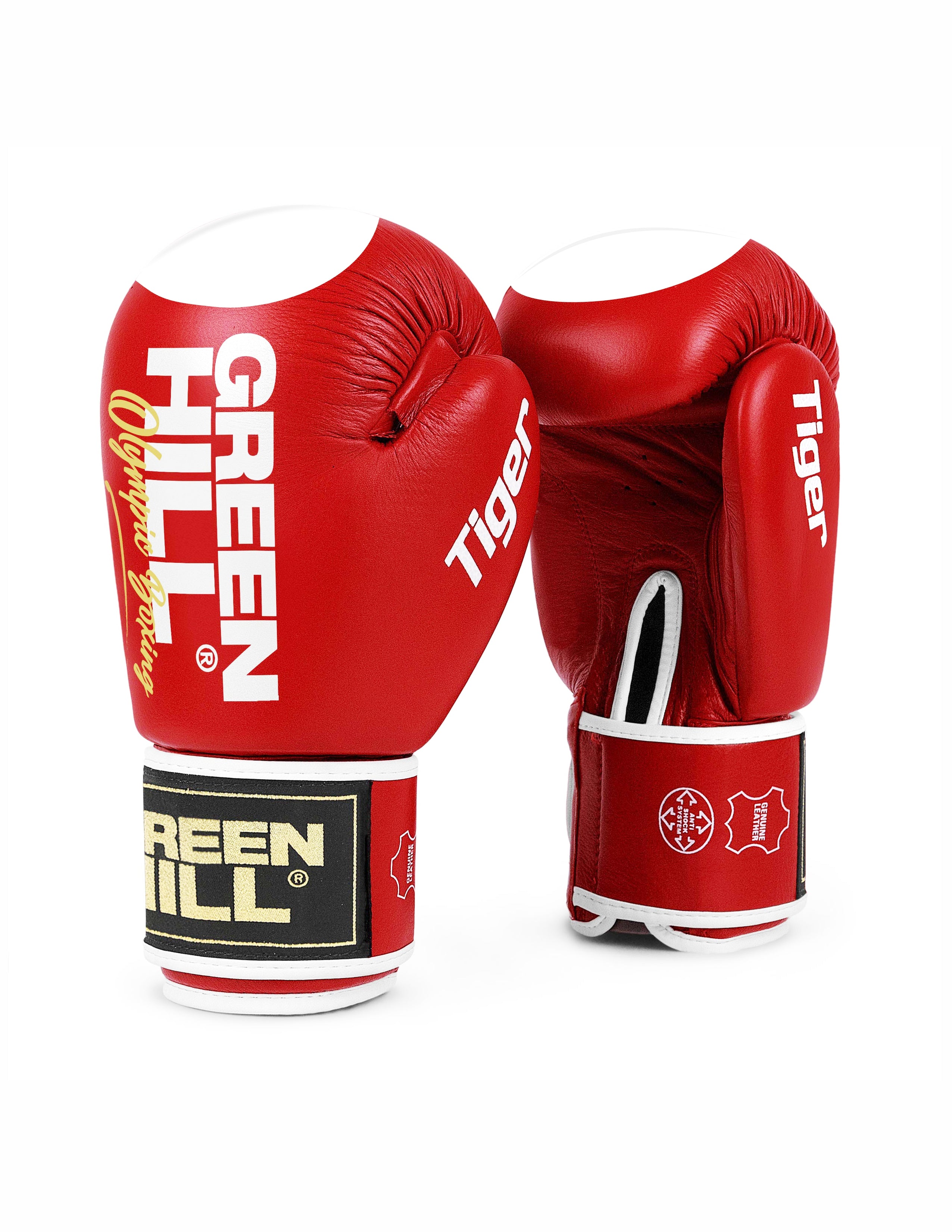 Premium quality Boxing Gloves Tiger with Target Green Hill Sports