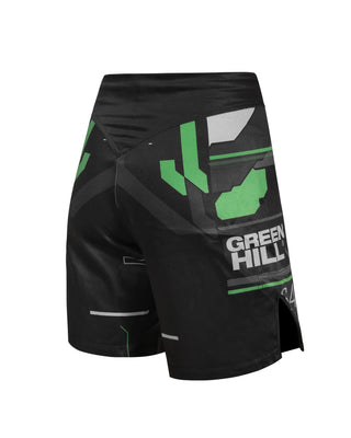 GREEN HILL New MMA Shorts White Sublimated (10504)