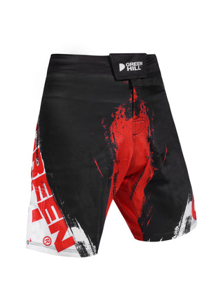 GREEN HILL New MMA Shorts White Sublimated (10535)