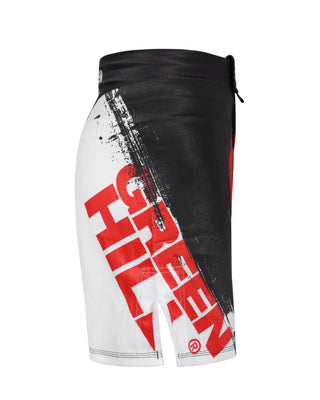 GREEN HILL New MMA Shorts White Sublimated (10535)