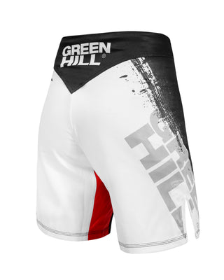 GREEN HILL New MMA Shorts White Sublimated (10535)