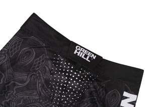 GREEN HILL New MMA Shorts White Sublimated (10537)