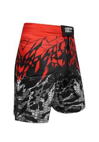 GREEN HILL New MMA Shorts White Sublimated (10543)