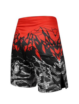 GREEN HILL New MMA Shorts White Sublimated (10543)