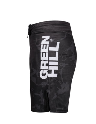 GREEN HILL New MMA Shorts White Sublimated (10547)