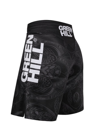 GREEN HILL New MMA Shorts White Sublimated (10547)
