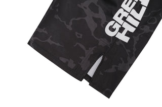 GREEN HILL New MMA Shorts White Sublimated (10547)