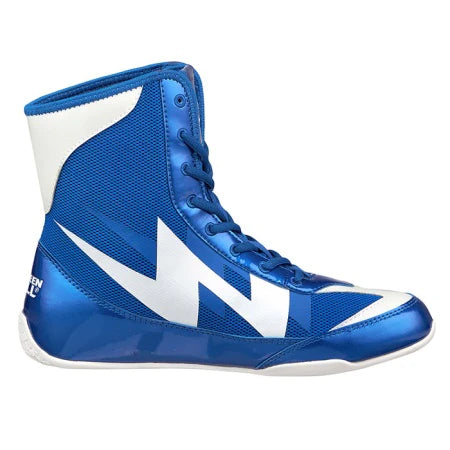shiny Blue boxing shoes
