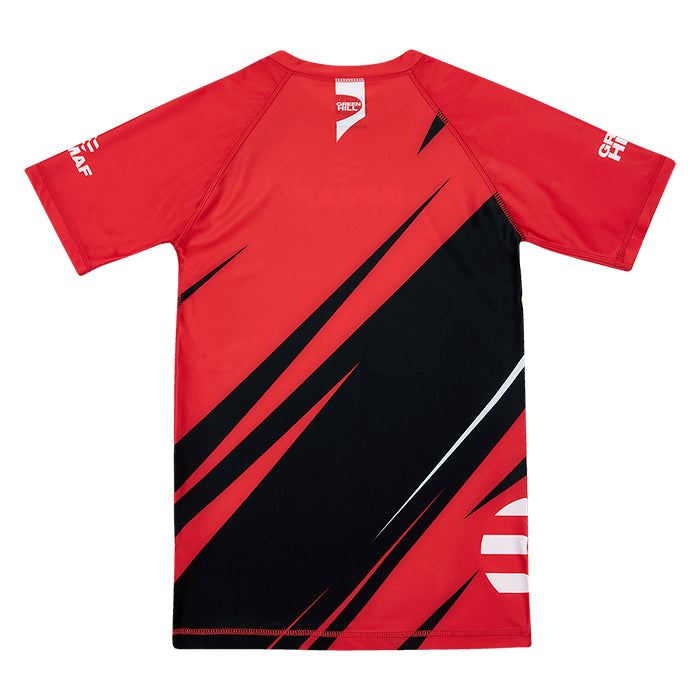 Green Hill Rash Guard IMMAF APPROVED RED