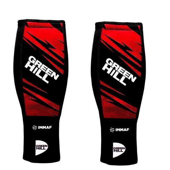 GREEN HILL SHIN INSTEP PAD IMMAF RED