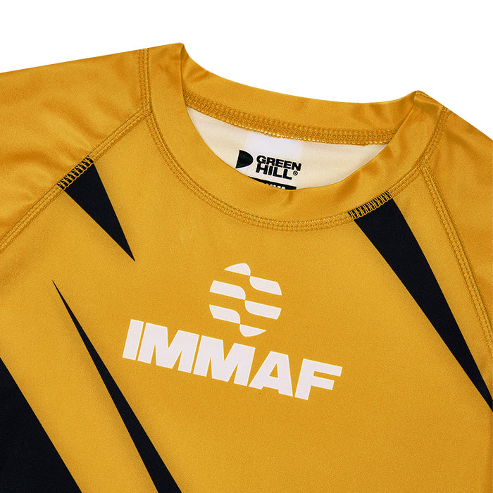 Green Hill Rash Guard IMMAF APPROVED GOLD