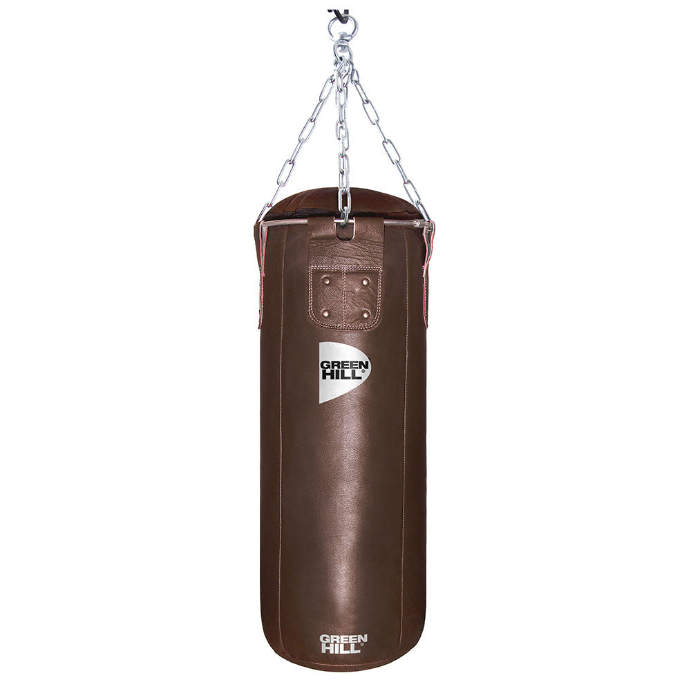 Heavy Duty Leather Punching Bag PCS Unfilled Green Hill Sports