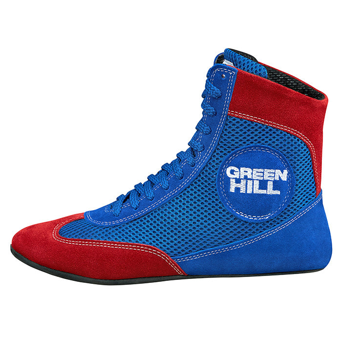 FIAS Approved Sambo Shoes in Mesh & Suede leather | Green Hill Sports