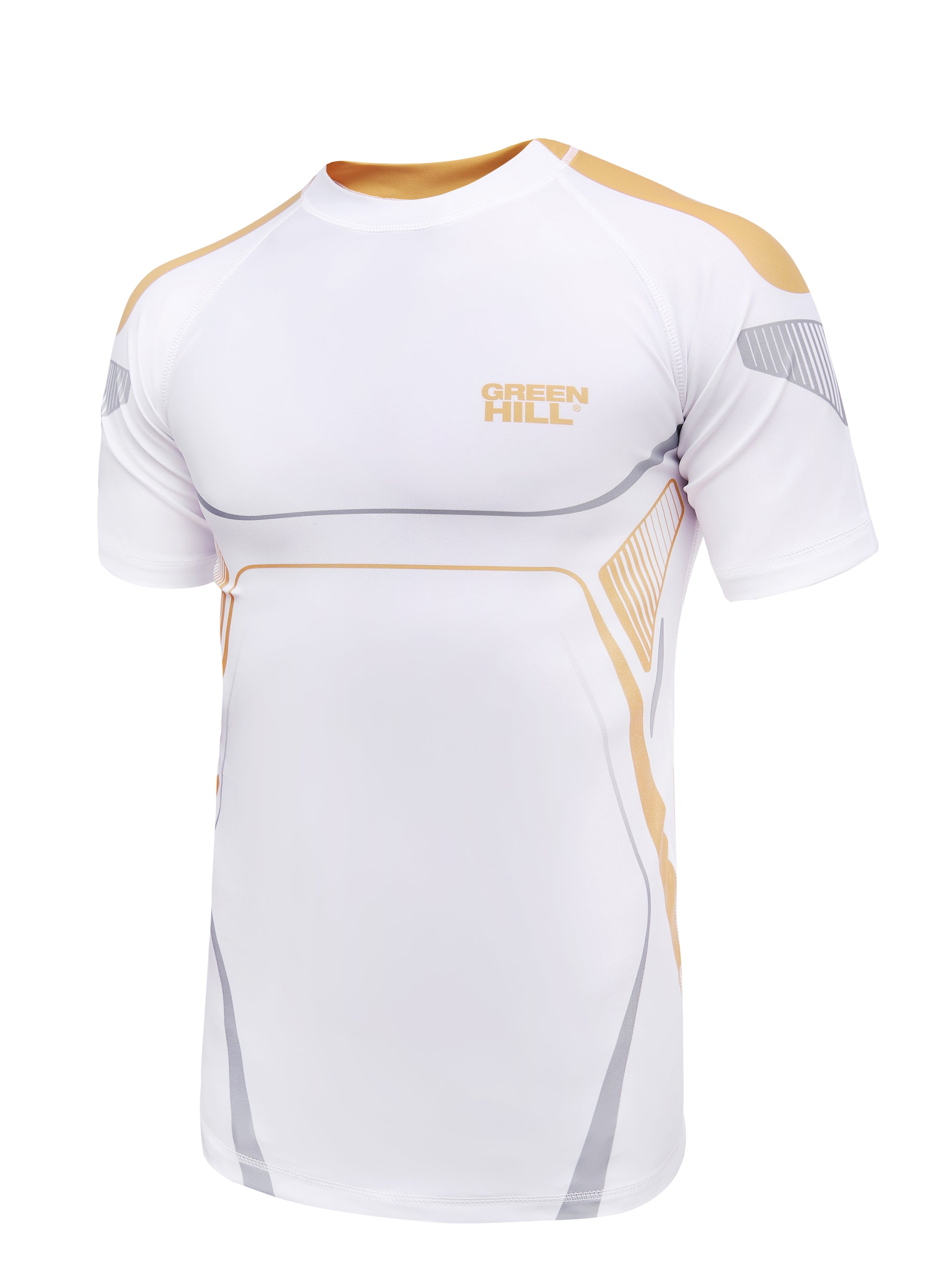 Green Hill IMMAF Approved Rash Guard White 2023