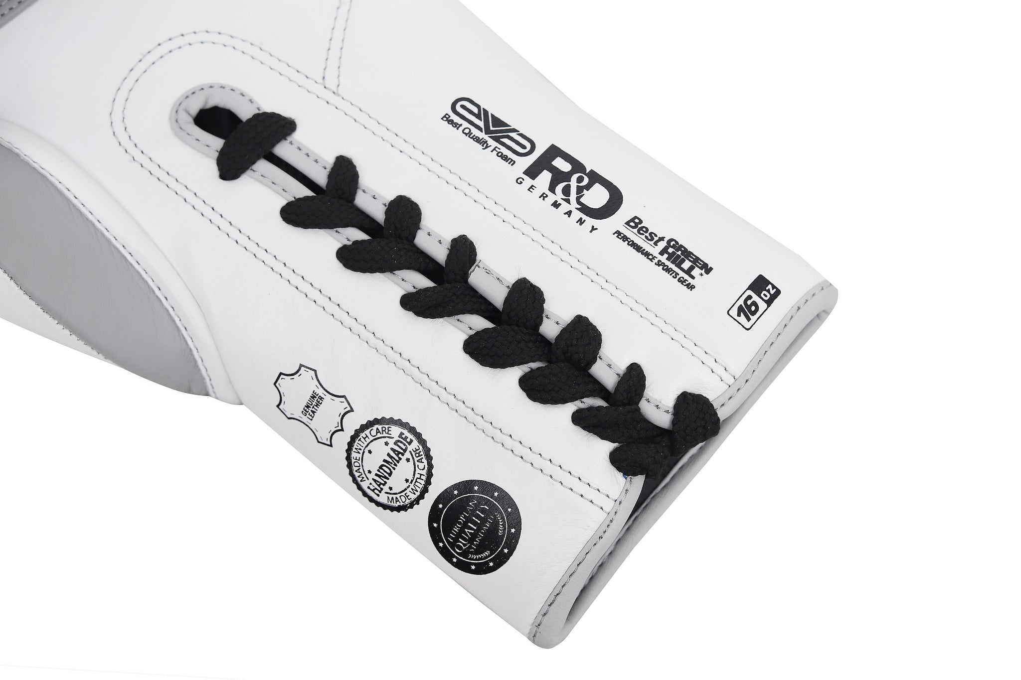 Genuine Leather Rumble Boxing Gloves Green Hill Sports