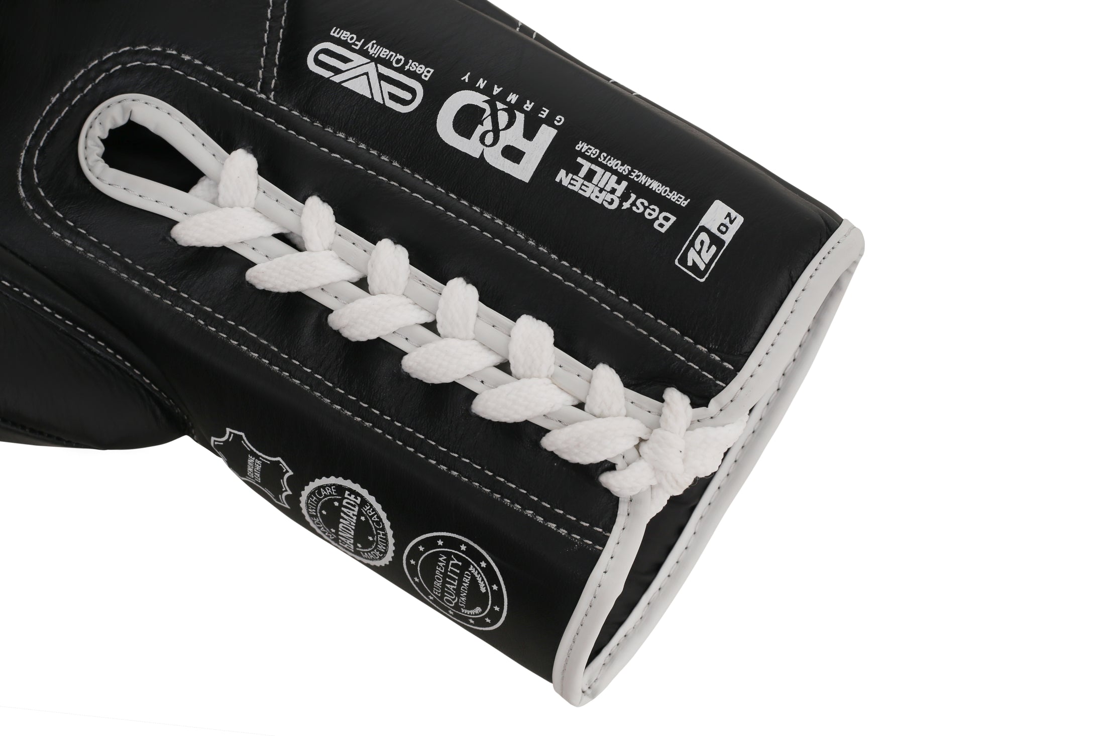 Genuine Leather Rumble Boxing Gloves Green Hill Sports