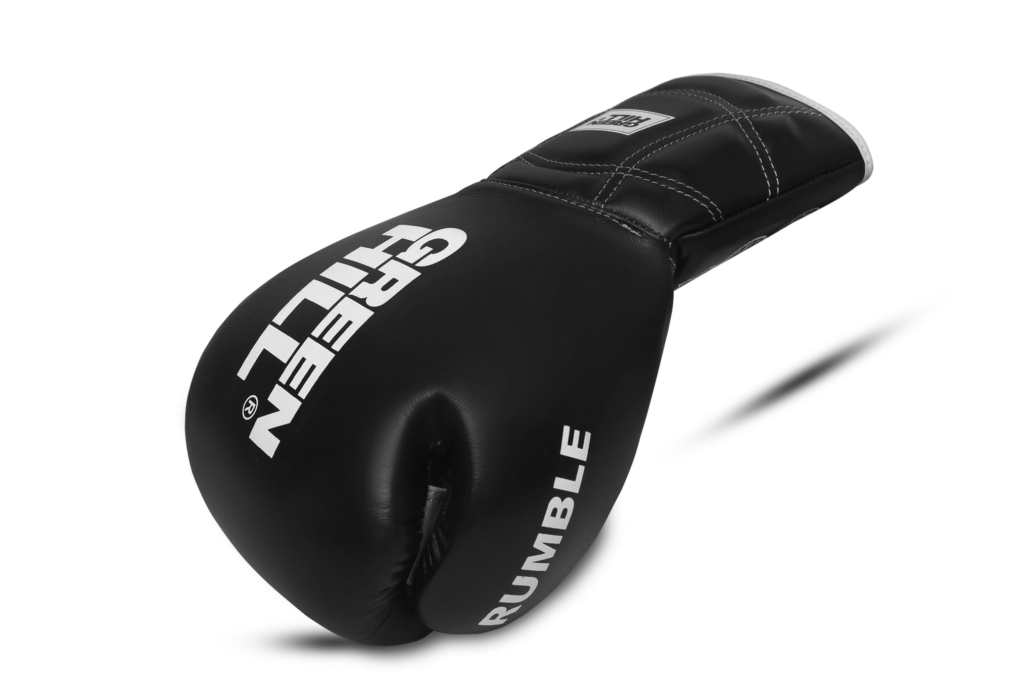 Genuine Leather Rumble Boxing Gloves Green Hill Sports