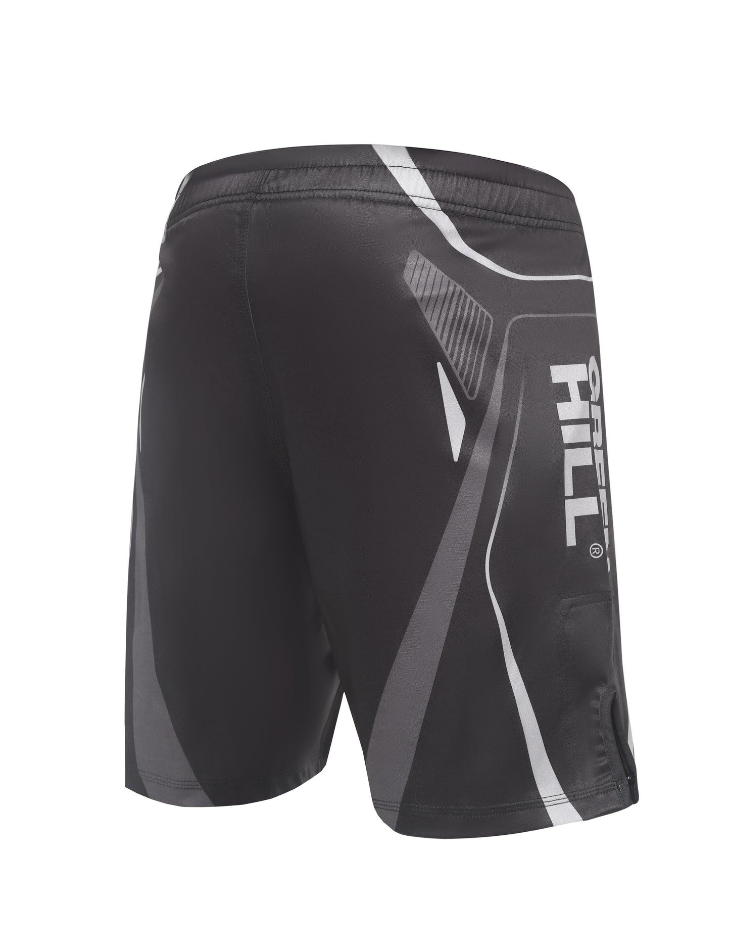 GREEN HILL New MMA Shorts IMMAF APPROVED Black 2023