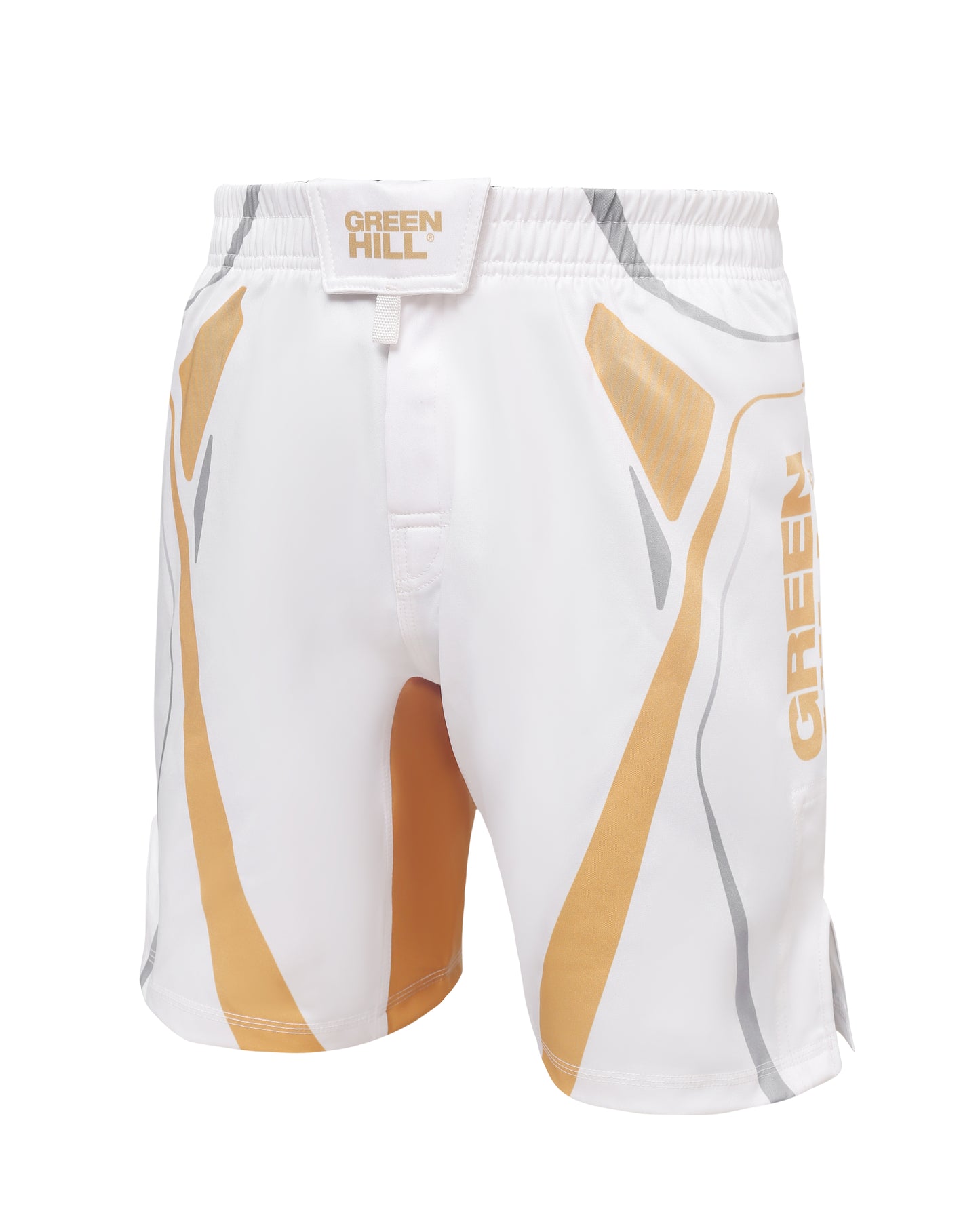 GREEN HILL New MMA Shorts IMMAF APPROVED White 2023