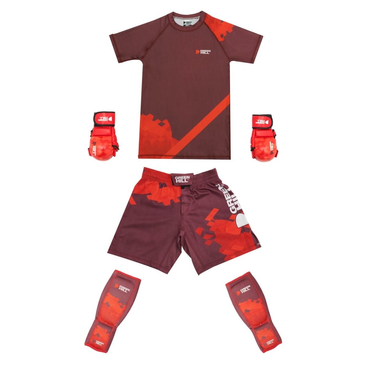 GREEN HILL OFFICIAL MMA KIT “MAGMA” FOR KIDS