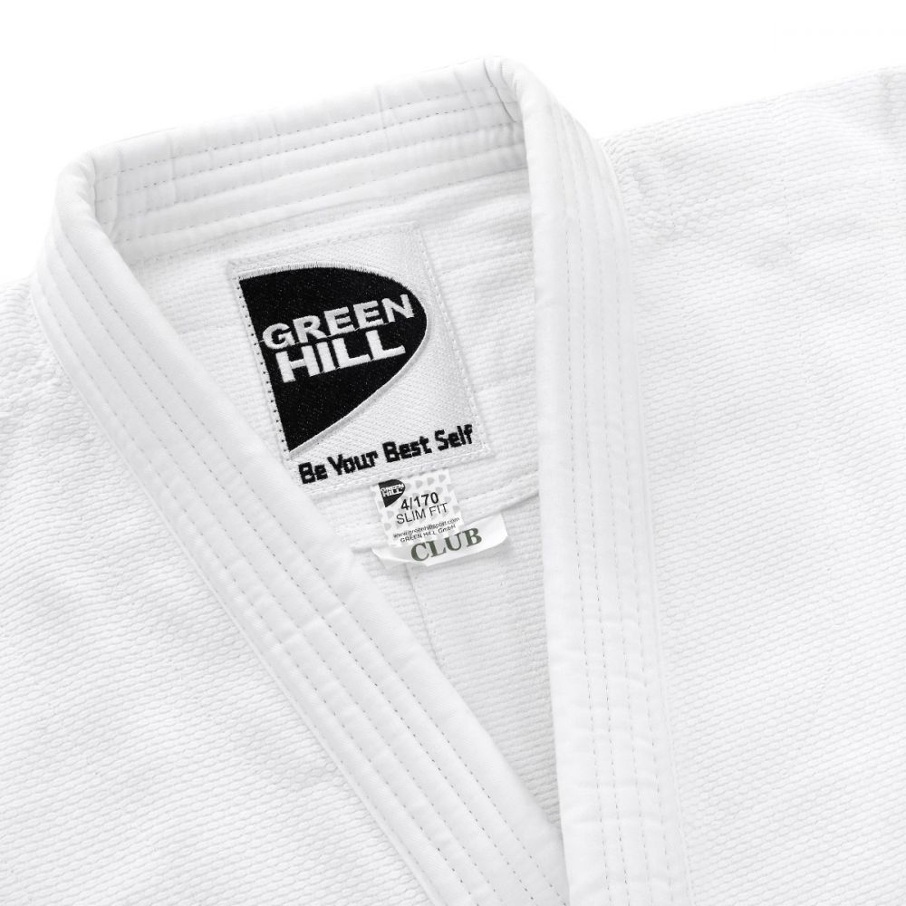 Green Hill Judo Suit "Club" (White)